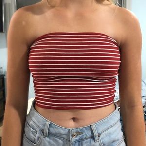 Forever21 bandeau crop top